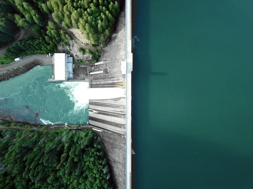 Illustrative hydropower infrastructure